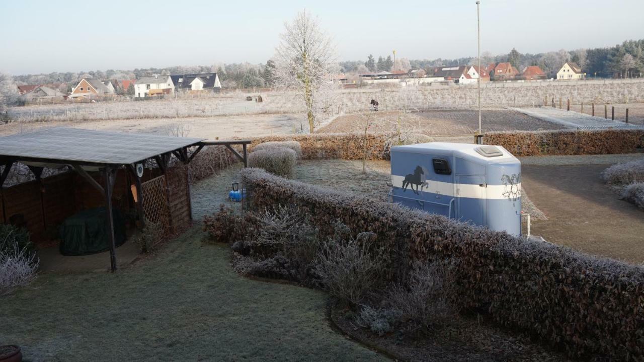 Ferienwohnung Wiesenblick Nahe Region Celle Und Hannover Buchholz Aller Bagian luar foto